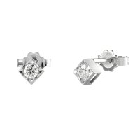 Orecchini Bliss DREAM in Oro bianco Diamante 0.02 Ct 20077226 - 20077226